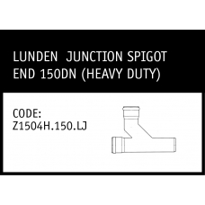 Marley Rubber Ring Joint Lunden Junction Spigot End 150DN (Heavy Duty) - 1504H.150.LJ